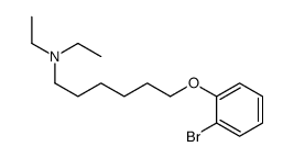 6-(2-bromophenoxy)-N,N-diethylhexan-1-amine结构式