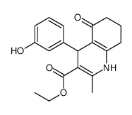 ethyl 4-(3-hydroxyphenyl)-2-methyl-5-oxo-4,6,7,8-tetrahydro-1H-quinoline-3-carboxylate picture