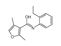 N-(2-ethylphenyl)-2,4-dimethylfuran-3-carboxamide Structure