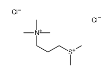 3-dimethylsulfoniopropyl(trimethyl)azanium,dichloride Structure