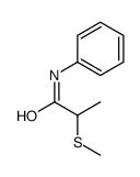2-methylsulfanyl-N-phenylpropanamide结构式