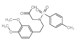 2-[2-(3,4-dimethoxyphenyl)ethyl-(4-methylphenyl)sulfonyl-amino]acetic acid picture