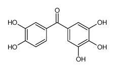 (3,4-dihydroxyphenyl)-(3,4,5-trihydroxyphenyl)methanone Structure