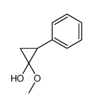 1-methoxy-2-phenylcyclopropan-1-ol结构式