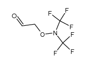 2-[bis(trifluoromethyl)amino-oxy]ethanal Structure