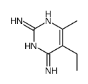 5-ethyl-6-methylpyrimidine-2,4-diamine结构式