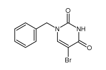 1-benzyl-5-bromo-1H-pyrimidine-2,4-dione Structure