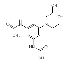 Acetamide,N,N'-[5-[bis(2-hydroxyethyl)amino]-1,3-phenylene]bis- (9CI) Structure