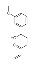 6-hydroxy-6-(3-methoxyphenyl)hex-1-en-3-one结构式