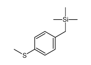 trimethyl-[(4-methylsulfanylphenyl)methyl]silane结构式