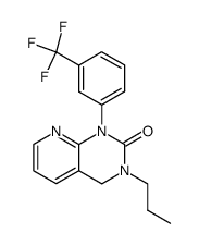 3-propyl-1-(3-trifluoromethyl-phenyl)-3,4-dihydro-1H-pyrido[2,3-d]pyrimidin-2-one Structure