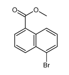 5-溴-1-萘甲酸甲酯结构式