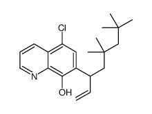 5-chloro-7-(5,5,7,7-tetramethyloct-1-en-3-yl)quinolin-8-ol Structure