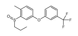 1-methyl-2-propylsulfinyl-4-[3-(trifluoromethyl)phenoxy]benzene结构式