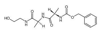 Nα-Benzyloxycarbonyl-L-alanyl-L-alaninethanolamid Structure
