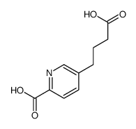 5-(3'-carboxypropyl)-2-pyridinecarboxylic acid structure