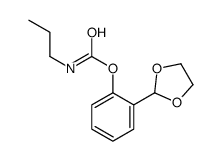 [2-(1,3-dioxolan-2-yl)phenyl] N-propylcarbamate Structure