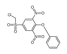 5-(chloromethylsulfonyl)-1,3-dinitro-2-phenoxybenzene Structure