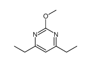 4,6-diethyl-2-methoxypyrimidine Structure