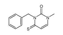 2(1H)-Pyrimidinone,3,4-dihydro-1-methyl-3-(phenylmethyl)-4-thioxo- structure