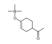 1-(4-trimethylsilyloxycyclohex-3-en-1-yl)ethanone Structure