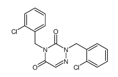 2,4-bis[(2-chlorophenyl)methyl]-1,2,4-triazine-3,5-dione Structure