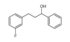3-(m-Fluorphenyl)-1-phenylpropan-1-ol结构式