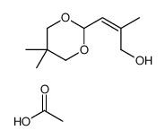 acetic acid,3-(5,5-dimethyl-1,3-dioxan-2-yl)-2-methylprop-2-en-1-ol结构式