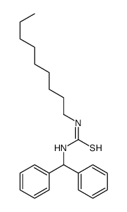 1-benzhydryl-3-nonylthiourea Structure