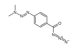 4-(dimethylaminodiazenyl)benzoyl azide Structure