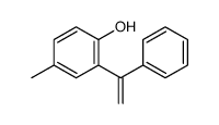 4-methyl-2-(1-phenylethenyl)phenol Structure