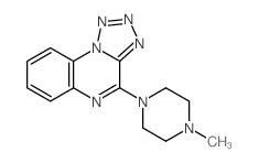Tetrazolo[1,5-a]quinoxaline, 4-(4-methyl-1-piperazinyl)-结构式