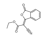 ethyl 2-cyano-2-(3-oxo-2-benzofuran-1-ylidene)acetate Structure