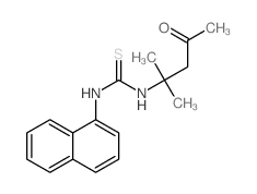1-(2-methyl-4-oxo-pentan-2-yl)-3-naphthalen-1-yl-thiourea picture