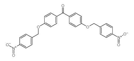 Methanone,bis[4-[(4-nitrophenyl)methoxy]phenyl]- structure