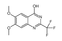 6,7-dimethoxy-2-(trifluoromethyl)-1H-quinazolin-4-one Structure