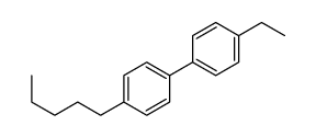 1-ethyl-4-(4-pentylphenyl)benzene Structure