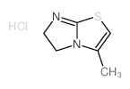 3-Methyl-5,6-dihydroimidazo(2,1-b)(1,3)thiazole结构式