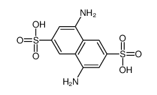 4,8-diamino-2,6-naphthalenedisulfonic acid结构式