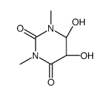 (5S,6R)-5,6-dihydroxy-1,3-dimethyl-1,3-diazinane-2,4-dione Structure