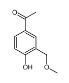 1-(4-羟基-3-甲氧基甲基苯基)-乙酮结构式