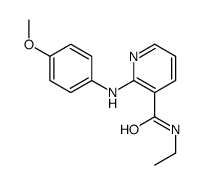N-ethyl-2-(4-methoxyanilino)pyridine-3-carboxamide结构式