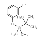 1-溴-3-(特-丁基二甲基硅氧基)苯结构式