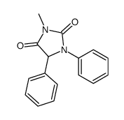 3-methyl-1,5-diphenylimidazolidine-2,4-dione结构式