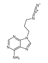 9-(3-azidopropyl)purin-6-amine结构式