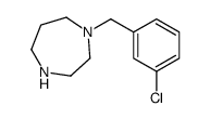 1-(3-Chlorobenzyl)homopiperazine结构式