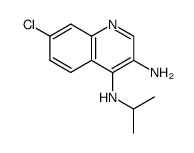 7-chloro-N4-isopropylquinoline-3,4-diamine结构式