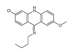 N-butyl-6-chloro-2-methoxyacridin-9-amine Structure