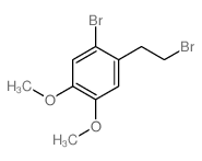 1-bromo-2-(2-bromoethyl)-4,5-dimethoxy-benzene Structure