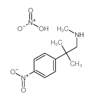 dihydroxy-oxo-azanium; N,2-dimethyl-2-(4-nitrophenyl)propan-1-amine Structure